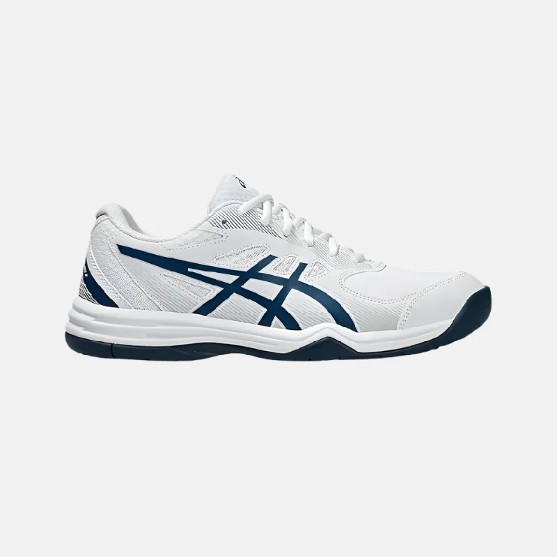 Bike seat strap-Asics Court Slide 3 Men's Tennis Shoes -White/Mako Blue