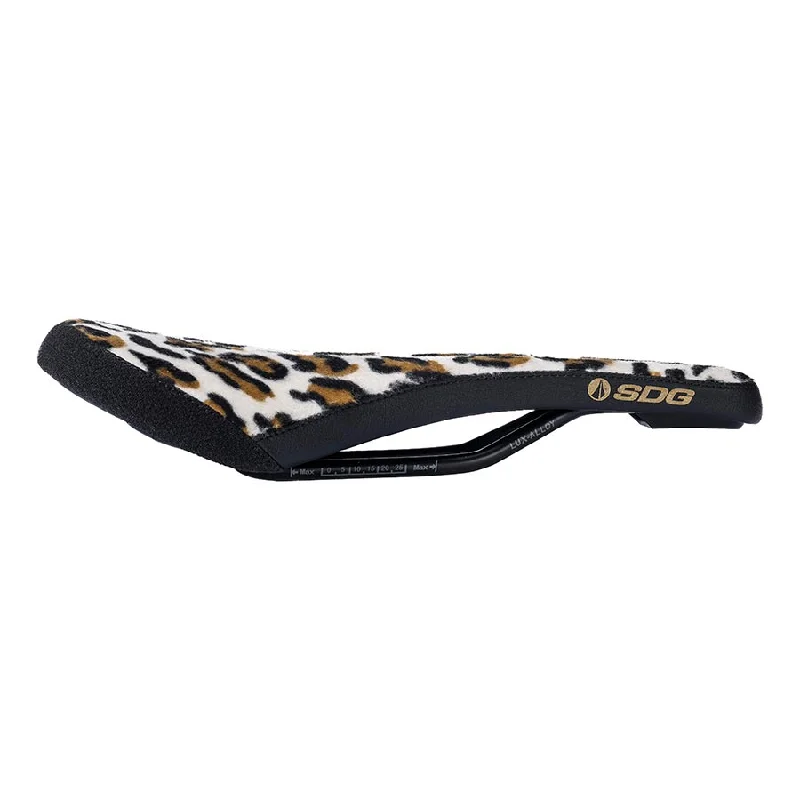 Bicycle rack strap-SDG Bel-Air V3 Traditional Saddle Lux RailsLeopard Print