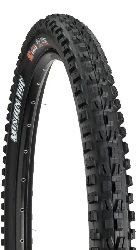 Bicycle derailleur clip-Maxxis Minion DHF Tire - 27.5 x 2.5 Tubeless Folding BLK 3C Maxx Grip DH Wide Trail