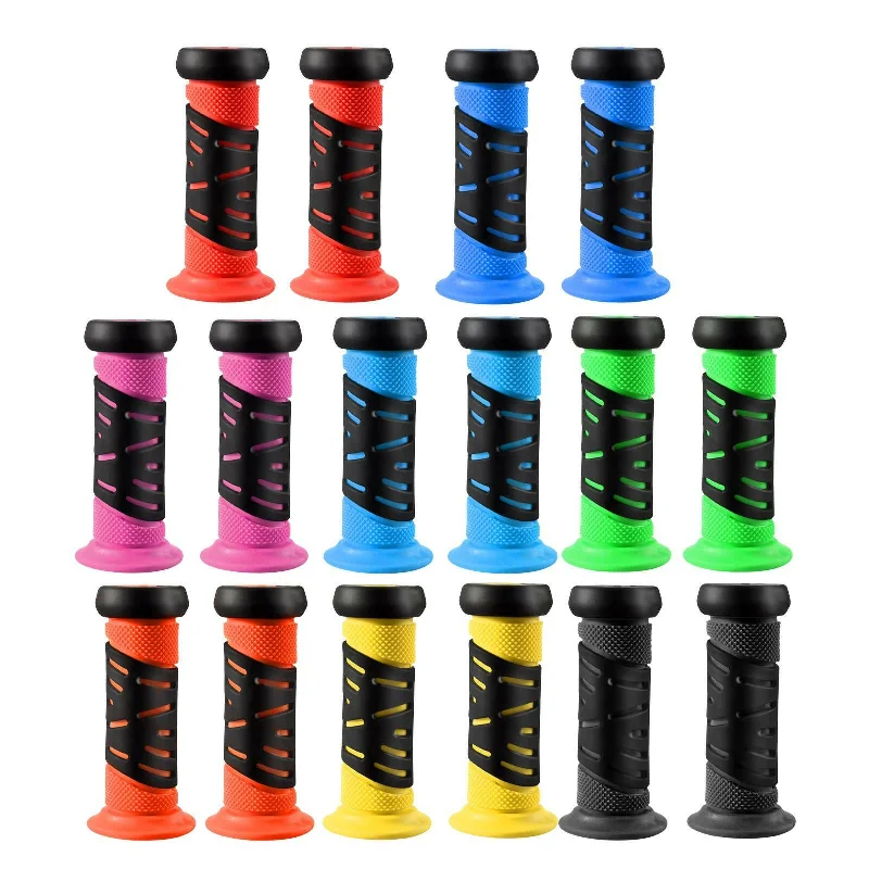 Mountain bike arm-Bike Handle Grips Kids Bicycle Handlebar Grips Anti Skid, Lightweight ,Rubber Bike Grips for Girls and Boys Children Bikes  Bi