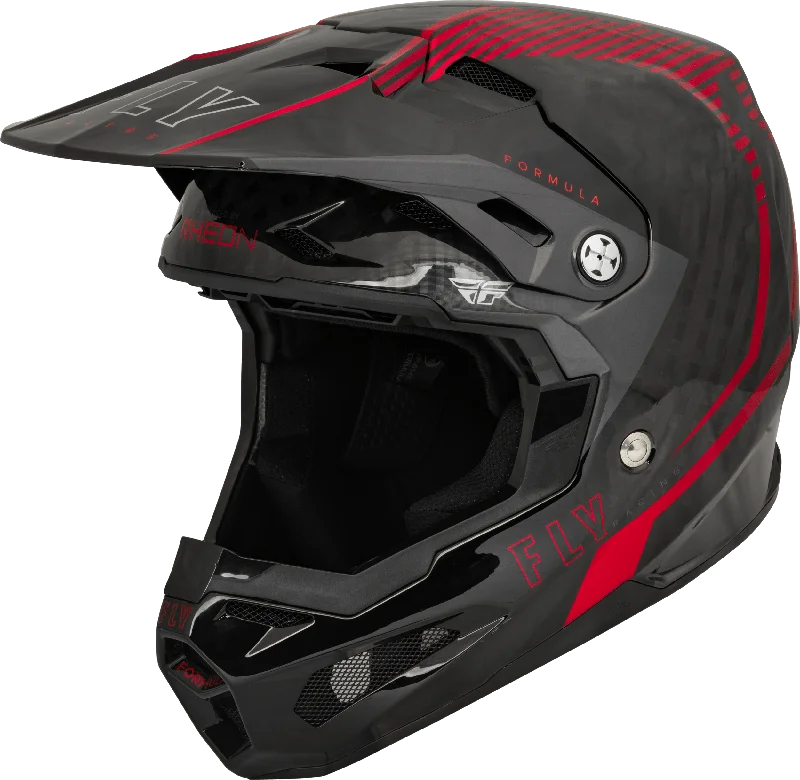 Bicycle gear pad-FLY 2024 FORMULA CARBON TRACER HELMET - RED/BLACK