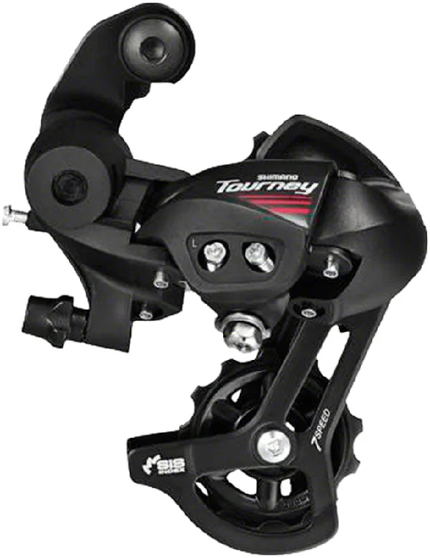 Cycling arm strap-Shimano Tourney RD-A070 Rear Derailleur - 7 Speed Short Cage BLK Shimano Rear Direct Mount