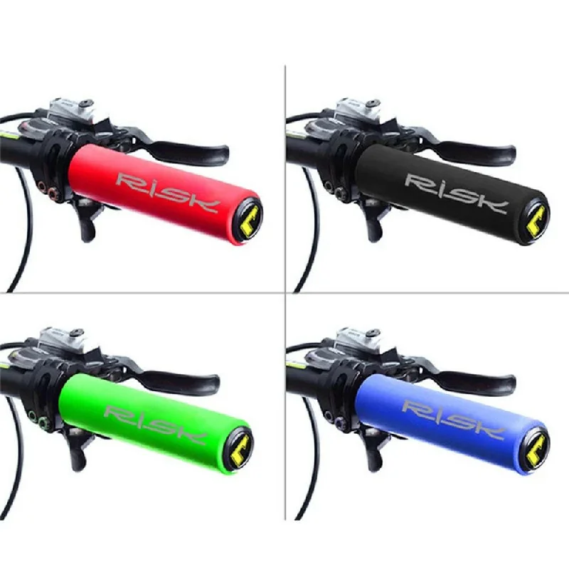 Road bike pedal-MTB Bike Bicycle Grips Cycling Handlebar Grips Ultra-light Antiskid Soft Silicone Bike Handle Grips Cover