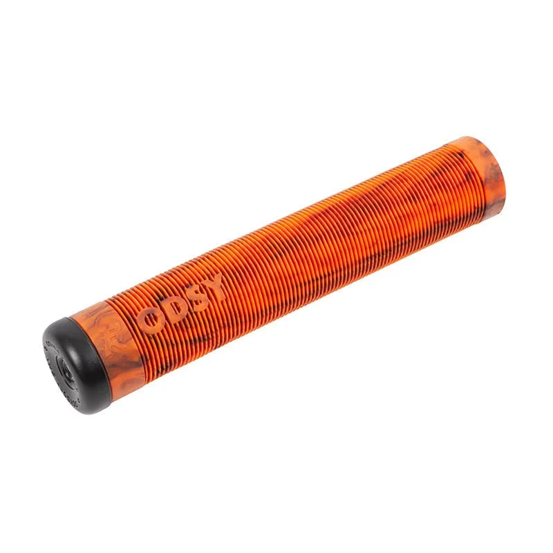 Cycling rain strap-Odyssey BROC 160mm (Broc Raiford Signature) Midnight Purple/Orange Bicycle Grips