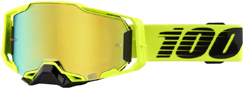 Cycling shin pad-100% Armega Goggles - Nuclear Citrus/Mirror Gold