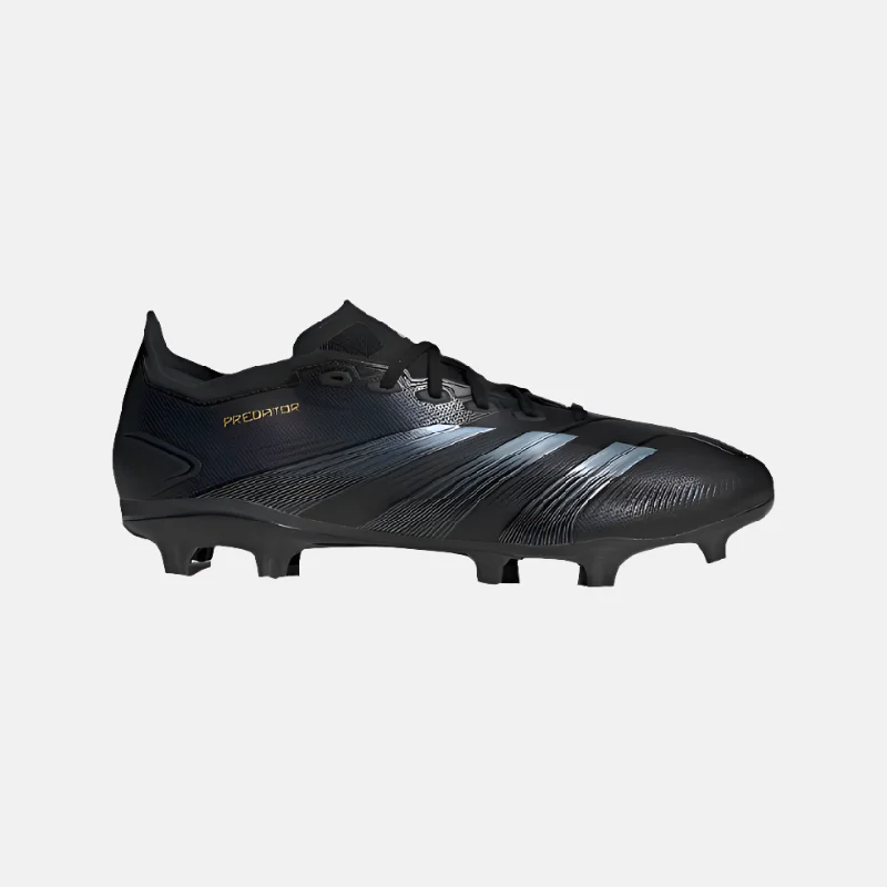 Bike frame pad-Adidas Predator League Firm Ground Men's Football Shoes - Core Black/Carbon/Gold Metallic