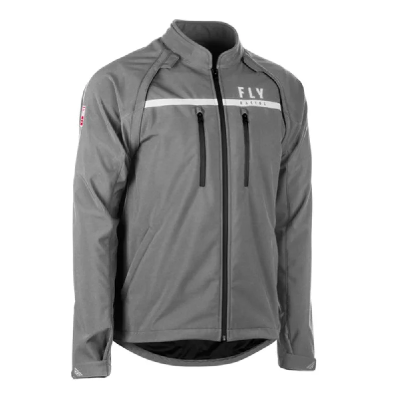 Mountain bike fork-FLY PATROL SOFTSHELL JACKET - GREY