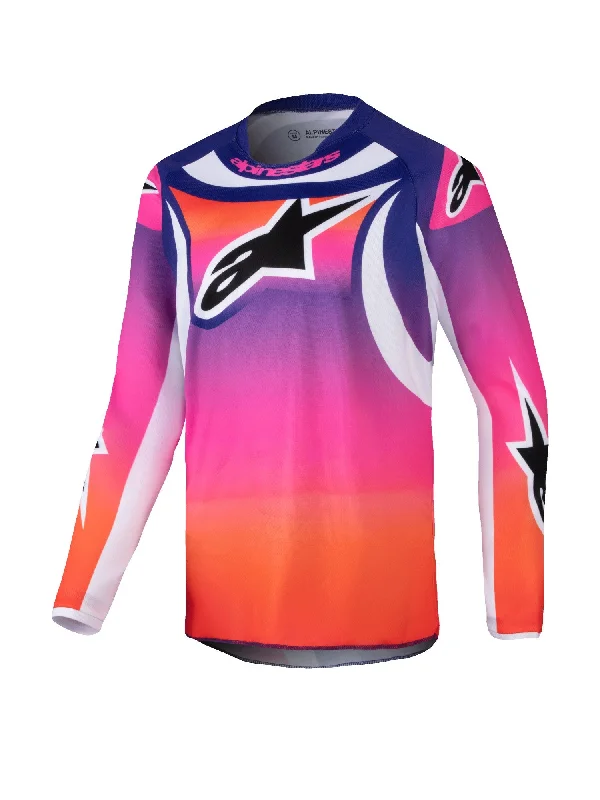 Bicycle rack pad-ALPINESTARS 2025 YOUTH RACER WURX JERSEY - MULTICOLOUR WHITE