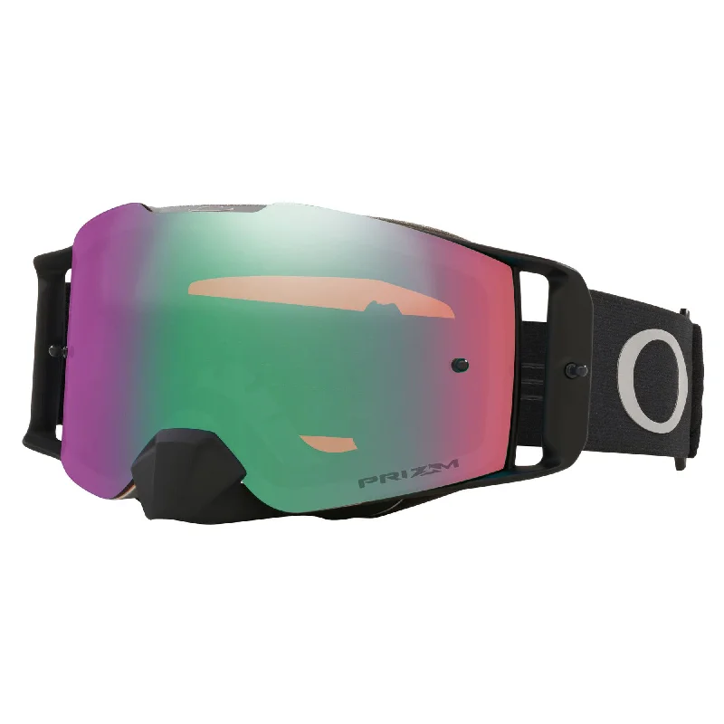 Cycling leg pad-OAKLEY FRONT LINE GOGGLES - TUFF BLOCKS BLACK GUNMETAL (PRIZM MX JADE)