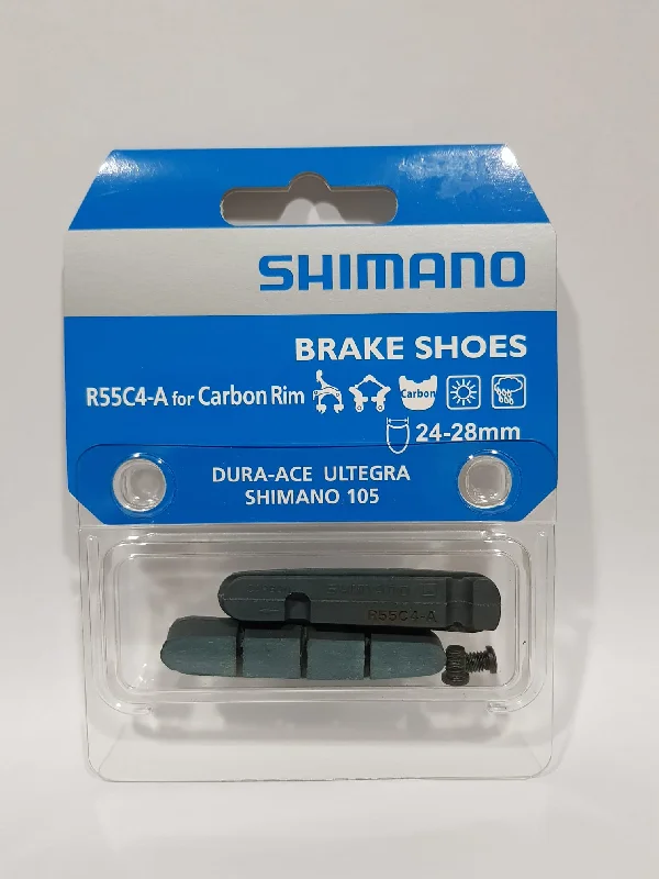 Bike wheel clip-Shimano Brake Pad R55C4-A for Carbon Rims 2-piece pack (1mm thinner)