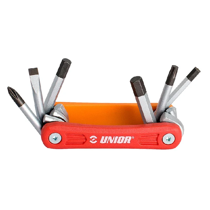 Bike tool pouch-Unior EURO6 Multi-Tools Number of Tools: 6 Red/Orange