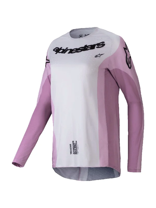 Road bike disc-ALPINESTARS 2025 WOMENS STELLA TECHSTAR MELT JERSEY - BLUSH BLACK