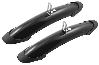 Bike seat strap-BLACK SHORTIE MUDGUARDS IDEAL FOR 60's,70's 80's RETRO RACING BIKE HARD TO FIND