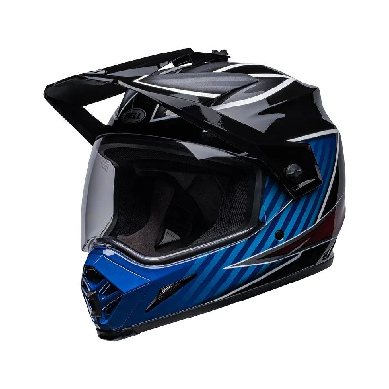 Bike frame clip-BELL MX-9 ADVENTURE MIPS DALTON HELMET - GLOSS BLACK/BLUE