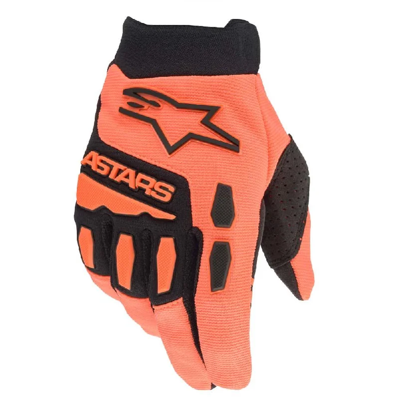 Mountain bike fork-ALPINESTARS 2024 FULL BORE GLOVES YOUTH - ORANGE/BLACK