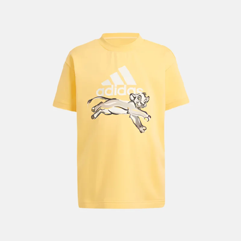 Cycling phone strap-Adidas Disney Lion King Kids-Unisex T-shirt (1-10year) -Semi Spark/Chalk White/Chalk White