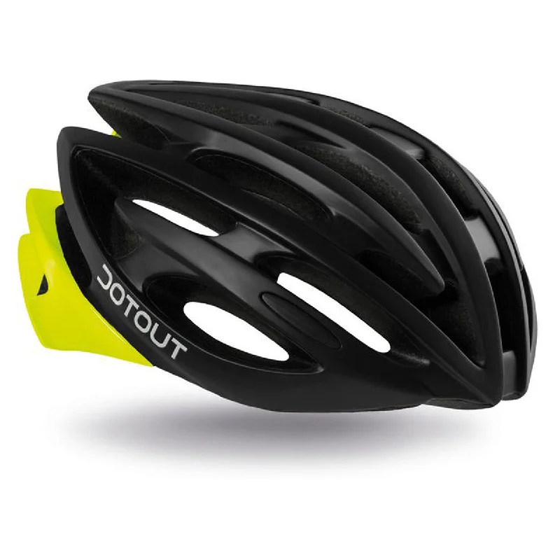 Cycling jacket clip-Casco DotOut Shoy II - Nero giallo