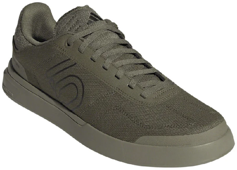 Road bike lever-Five Ten Sleuth Deluxe Canvas Flat Shoes - Mens Focus Olive/Core BLK/Orbit Green 11.5