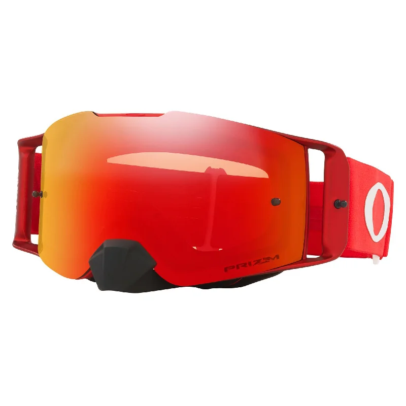 Bike frame strap-OAKLEY FRONT LINE GOGGLES - MOTO RED (PRIZM MX TORCH IRIDIUM)