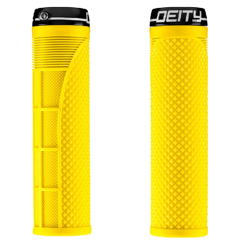 Road bike bag-Deity Megattack Grips Yellow