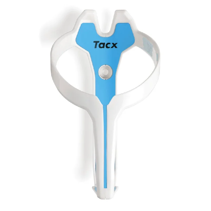 Bicycle stand clip-Portaborraccia Tacx Foxy - Bianco azzurro