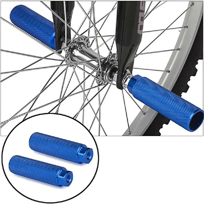 Cycling gloves thin-Bike Pegs Aluminum Alloy Anti-Skid Lead Foot Bicycle Pegs BMX Pegs for Mountain Bike Cycling Rear Stunt Pegs Fit 3/8 inch Axles