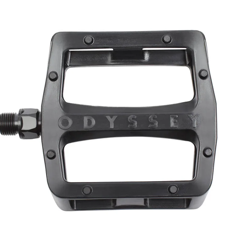 Cycling rain strap-Odyssey Grandstand v2 PC - 9/16" Black Bicycle Pedals