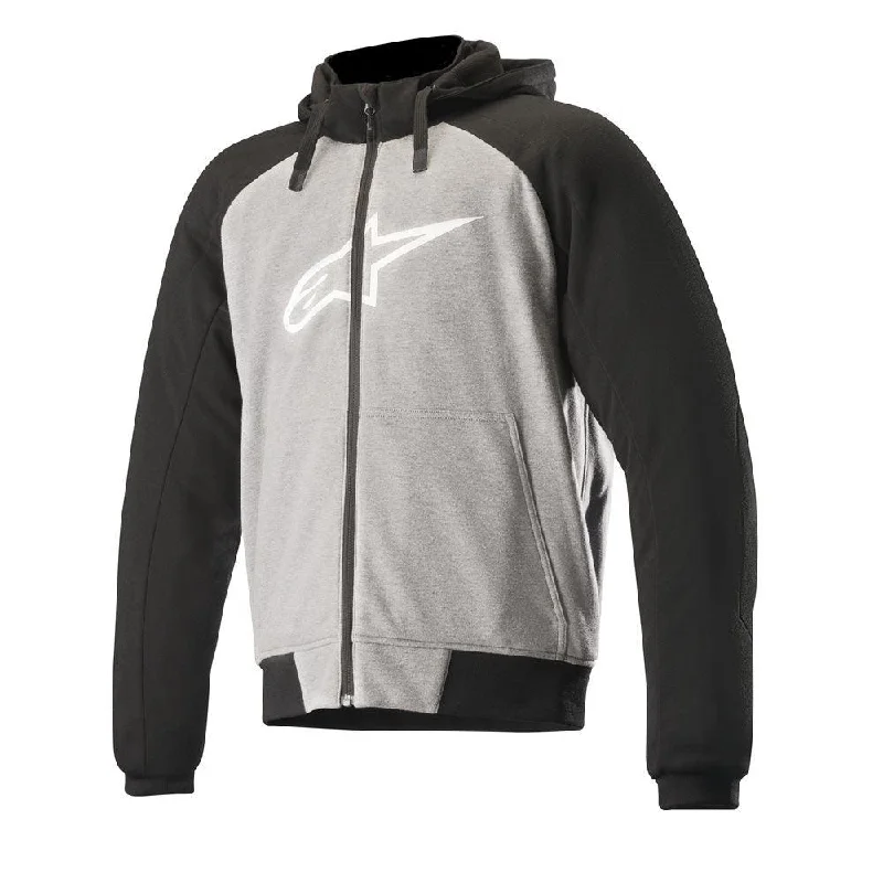 Road bike rim-ALPINESTARS CHROME SPORT HOODIE - GREY/BLACK