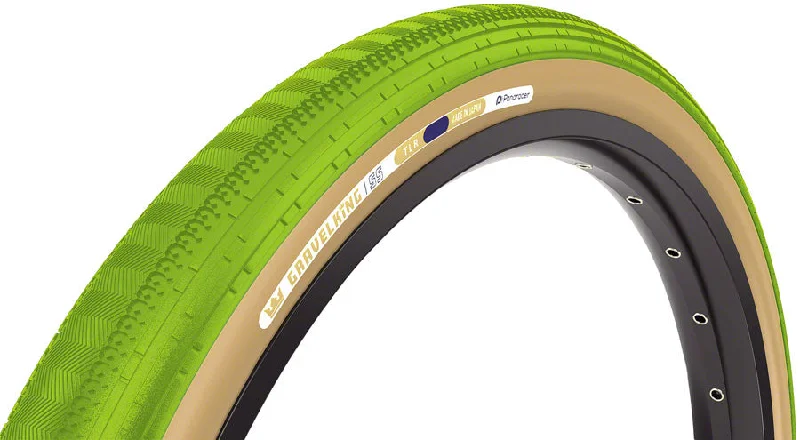 Bicycle chain strap-Panaracer GravelKing SS Tire - 700 x 45 Tubeless Folding Matcha/Brown