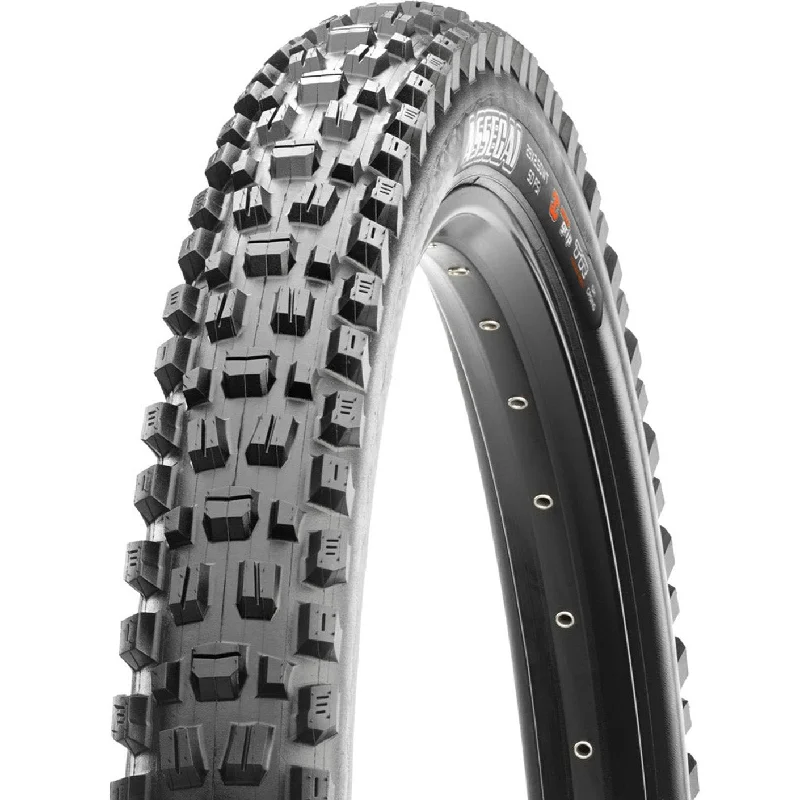 Bicycle bar pad-Copertone Maxxis Assegai EXO+ TR 60TPI pieghevole 3C MaxxGrip - 27.5x2.50WT - Nero