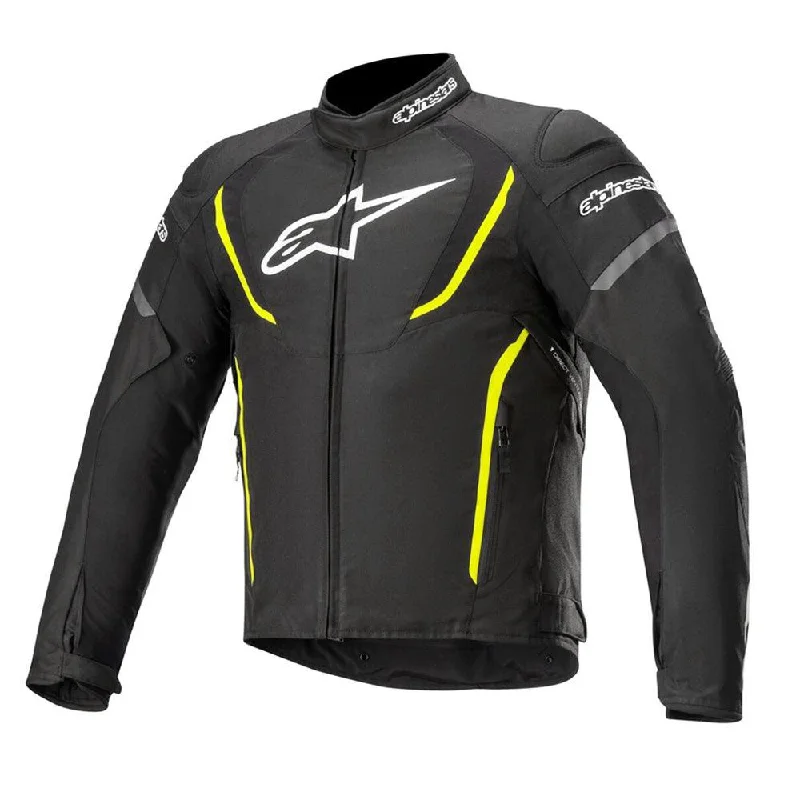 Bike tire clip-ALPINESTARS T JAWS V3 JACKET - BLACK/FLUO YELLOW