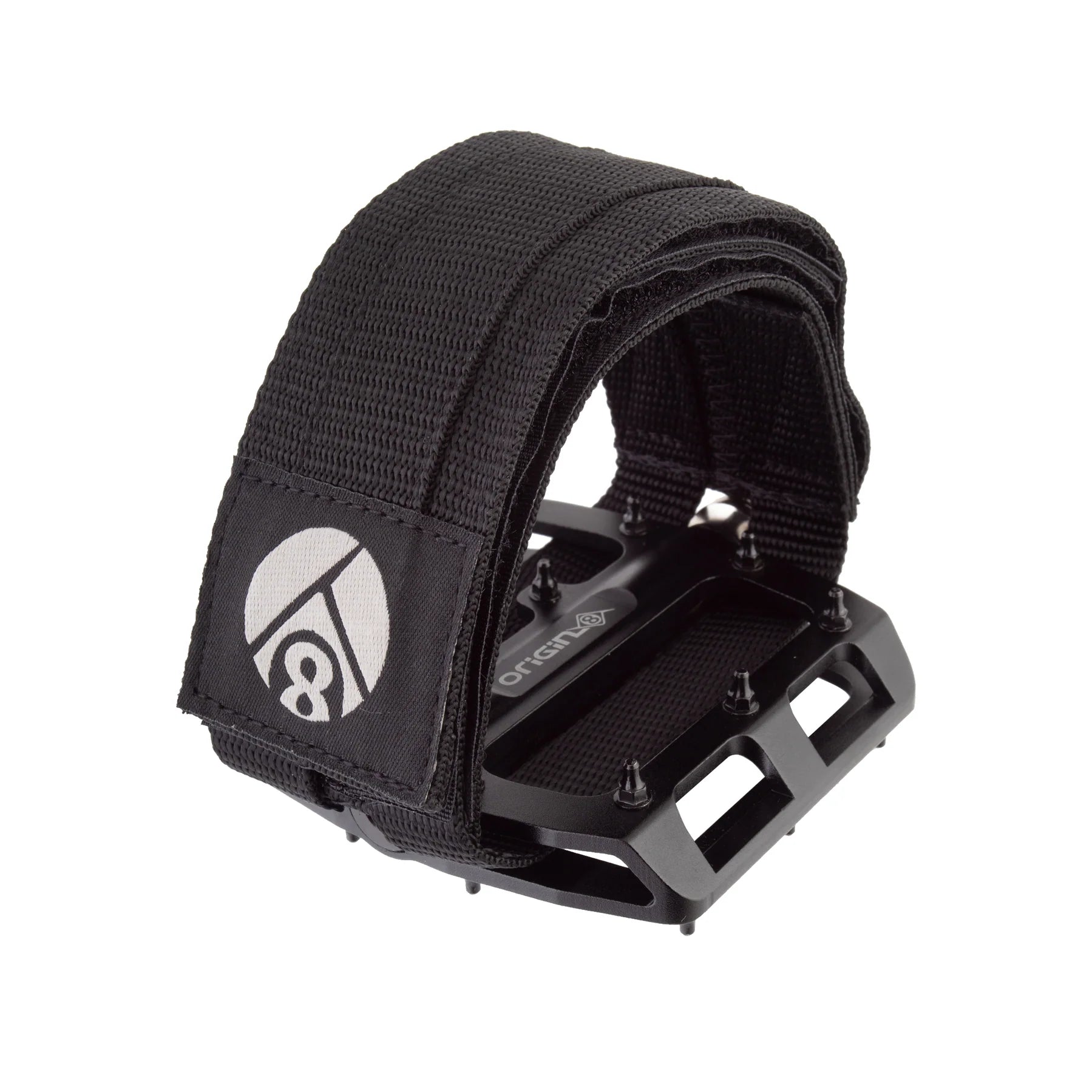 Bike seat clip-Origin 8 Pro Grip 2 Foot Straps Pedal Straps -Live4Bikes