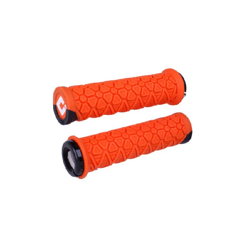 Bike tire pad-ODI Vanquish V2.1 Grips - Orange Lock-On