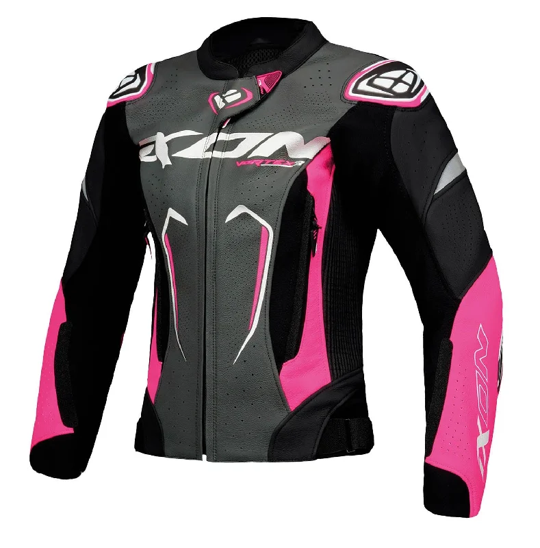 Mountain bike fork-IXON VORTEX 3 LADIES JACKET - BLACK/PINK/WHITE