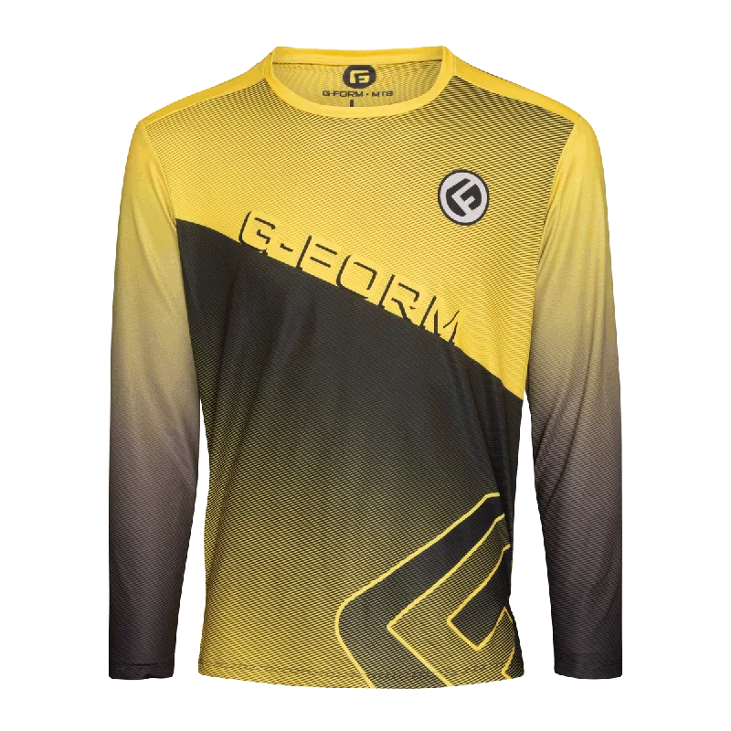 Bicycle tail clip-Long Sleeve MTB Jersey