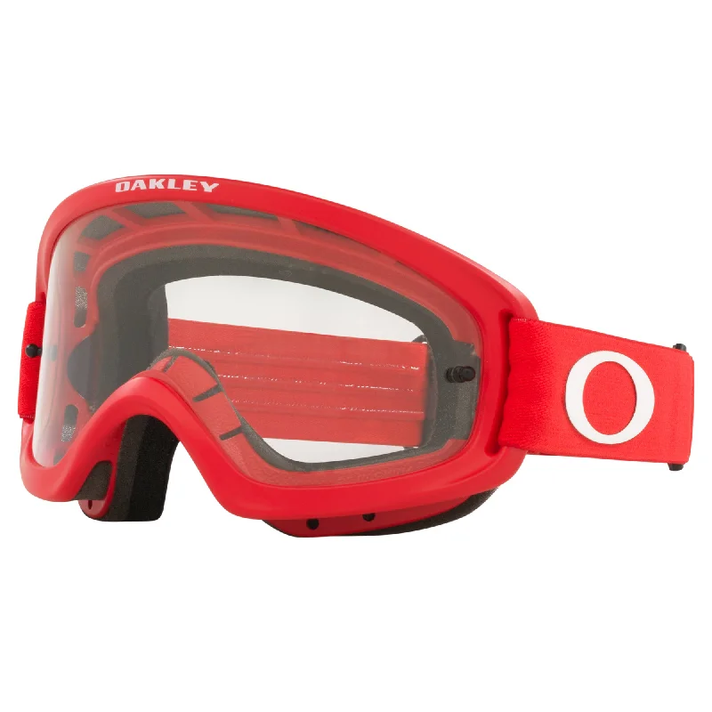 Bicycle tire strap-OAKLEY O-FRAME 2.0 PRO XS YOUTH GOGGLES - MOTO RED (CLEAR)