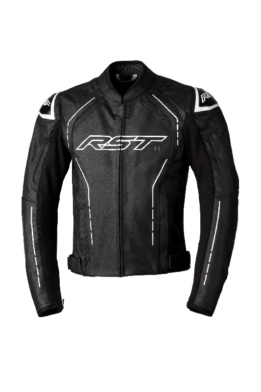 Mountain bike rim-RST S-1 CE LEATHER JACKET - BLACK/WHITE