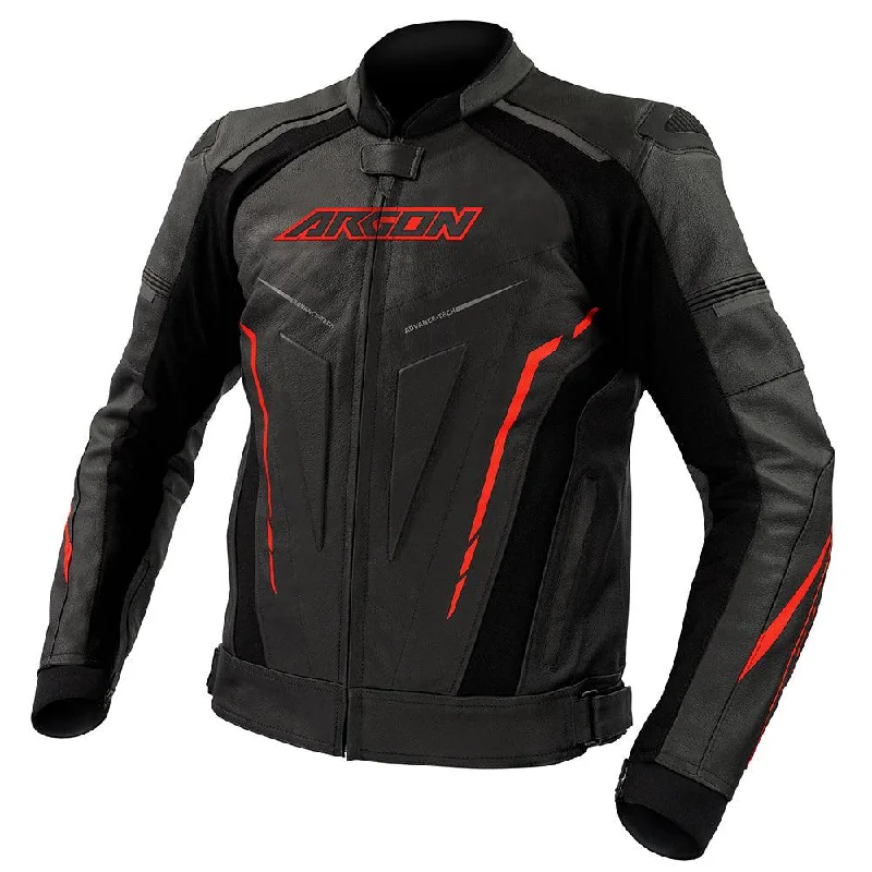 Bicycle wall clip-ARGON DESCENT JACKET - BLACK/RED