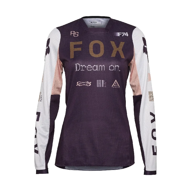 Cycling rain pad-FOX 2025 WOMENS 180 RACE SPEC JERSEY - DARK PURPLE