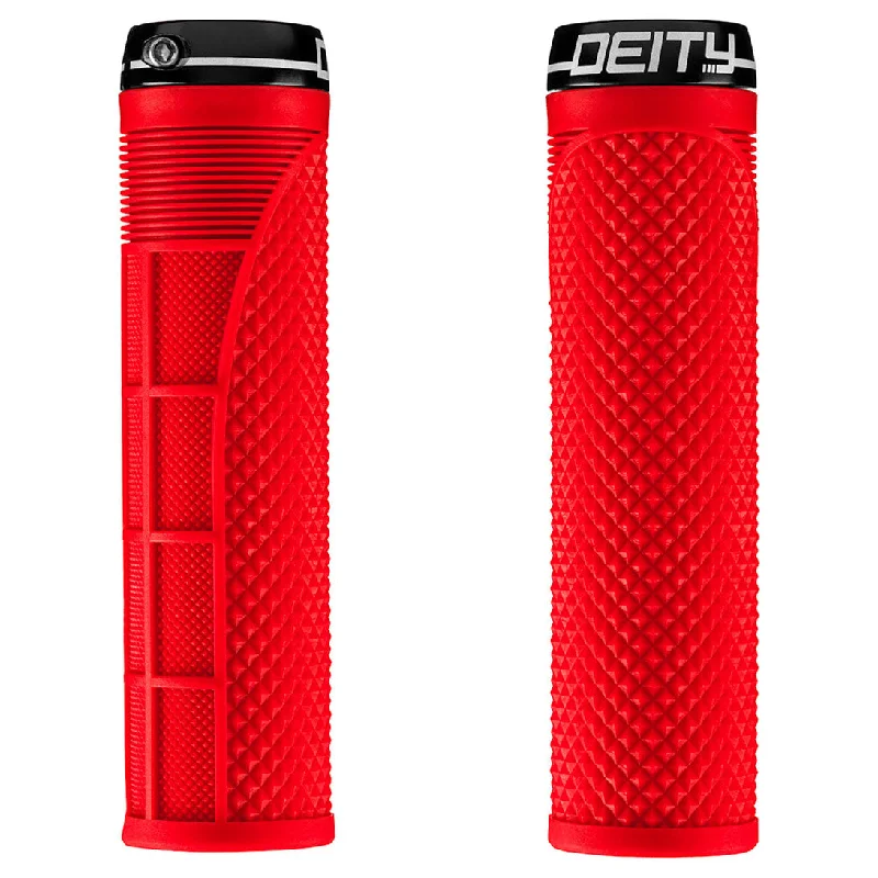 Cycling glasses strap-Deity Megattack Grips Red