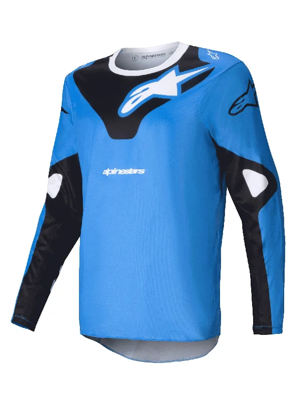 Road bike cog-ALPINESTARS 2025 RACER VEIL JERSEY - BLUE BLACK