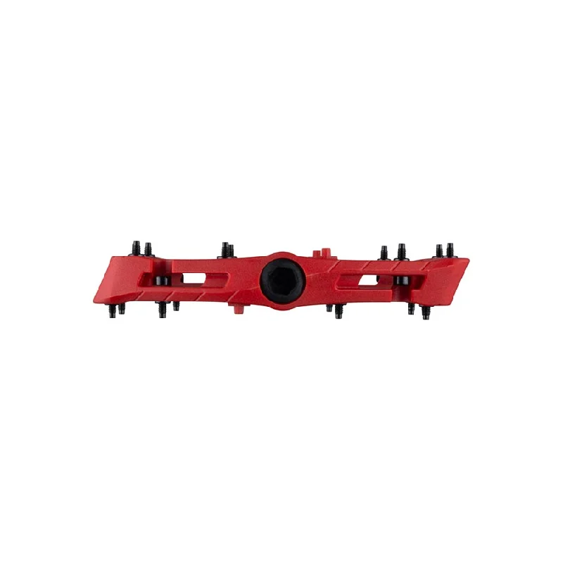 Bicycle speed clip-RaceFace Chester Pedals - Platform Composite 9/16" Large Red