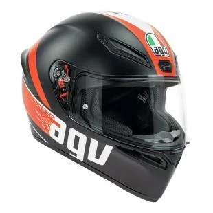 Mountain bike shaft-AGV K1 GRIP HELMET - MATT BLACK/RED