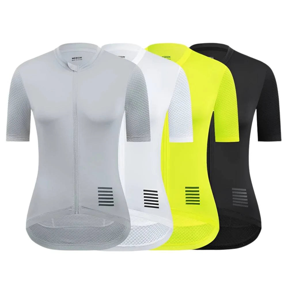 Cycling water clip-Women Cycling Jersey Short Sleeve Slim Female Bicycle Jersey Road Bike Shirt Pro Team Cycling Clothes Breathable