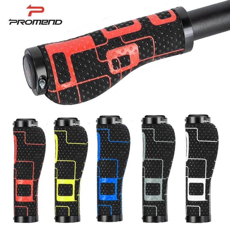 Road bike clip-PROMEND Bicycle Grips MTB Silica Gel Handlebar Grips Anti-skid Shock-absorbing Mountain Bike Grips Ultralight Cycling Handlebar