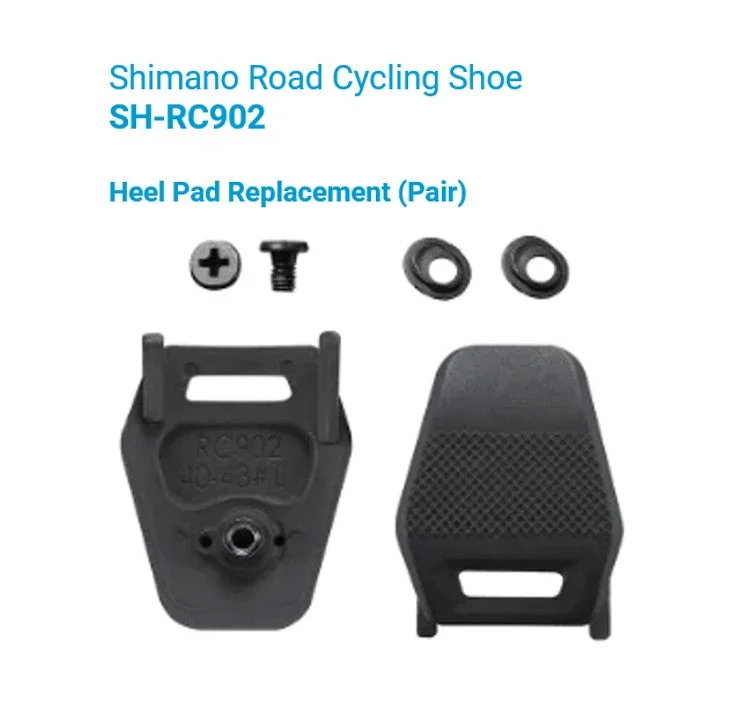 Bike grip pad-Shimano Heel Pad Replacement for RC902 & RC903 (Pair)