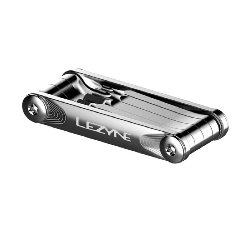 Cycling toe clip-Lezyne SV Pro 7 Multi Tool Silver