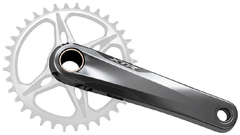 Cycling mask pad-Shimano XTR FC-M9125-1 Crankset - 175mm 12-Speed 1x Direct Mount Hollowtech II Spindle Interface