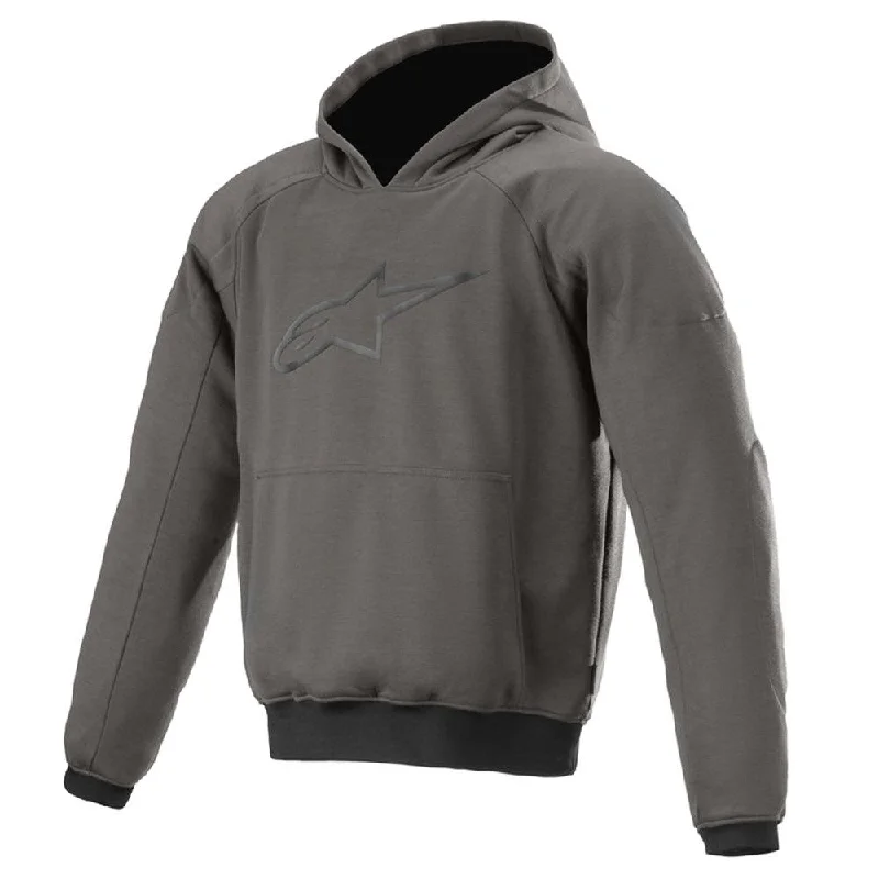 Road bike clip-ALPINESTARS AGELESS HOODIE - GREY MELAN