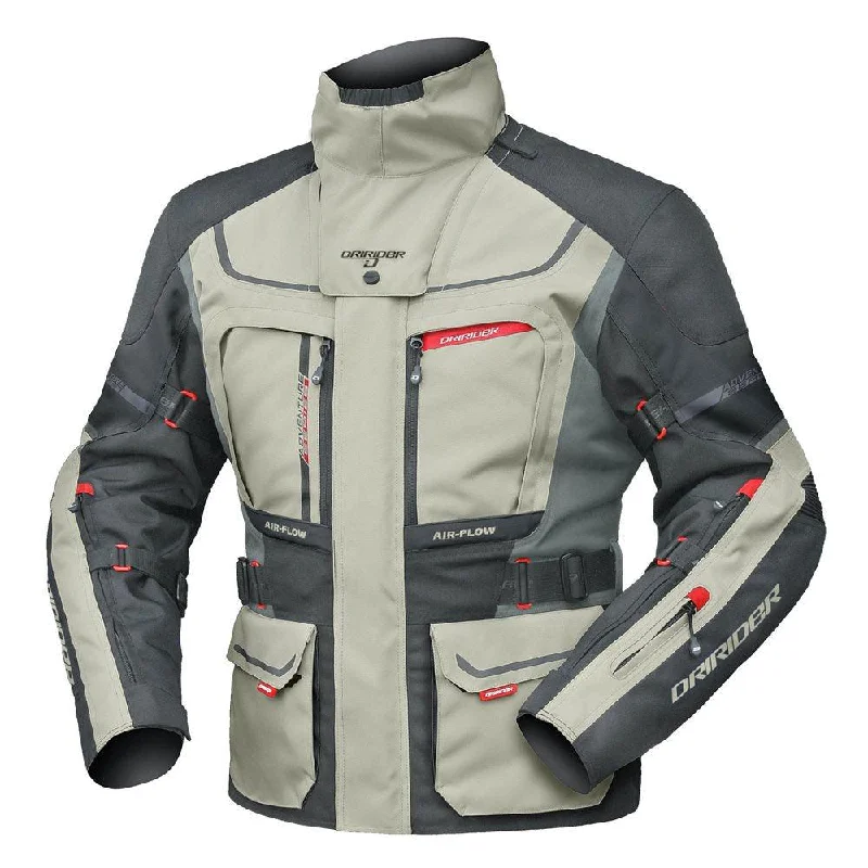 Cycling mask clip-DRIRIDER VORTEX ADVENTURE 2 JACKET - SAND